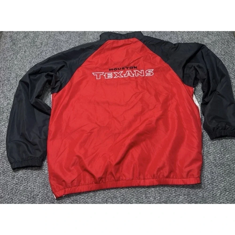 NFL  XL  Houston‎ Texans Red Black White Jacket Football Official Team Logo
